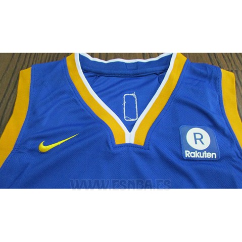 Camiseta Golden State Warriors Klay Thompson #11 2017-18 Azul